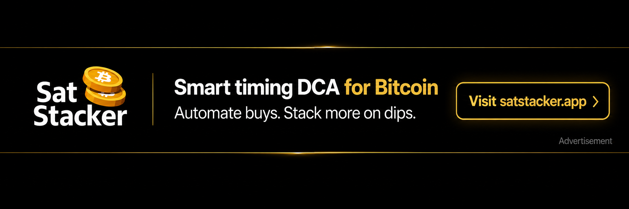 SatStacker — Smart timing DCA for Bitcoin. Automate buys and stack more on dips.